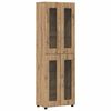 vidaXL Highboard FLORIN 60 x 35 x 182 &epsilon;&kappa;. Artisan Oak