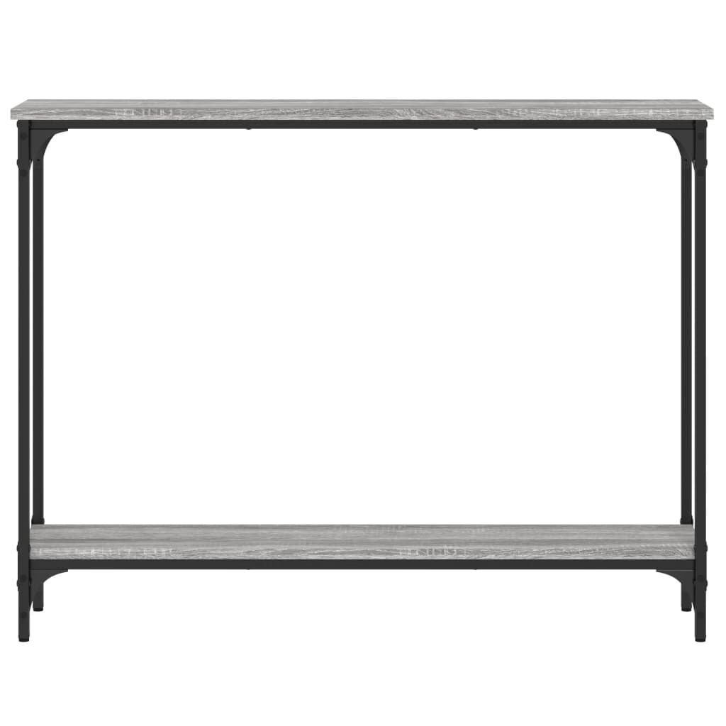 vidaXL Τραπέζι Κονσόλα Γκρι Sonoma 100x22,5x75 εκ. Επεξεργασμένο Ξύλο