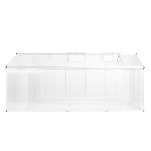 vidaXL Θερμοκήπιο 421 x 190 x 195 εκ. 15,6 μ³ Αλουμινίου