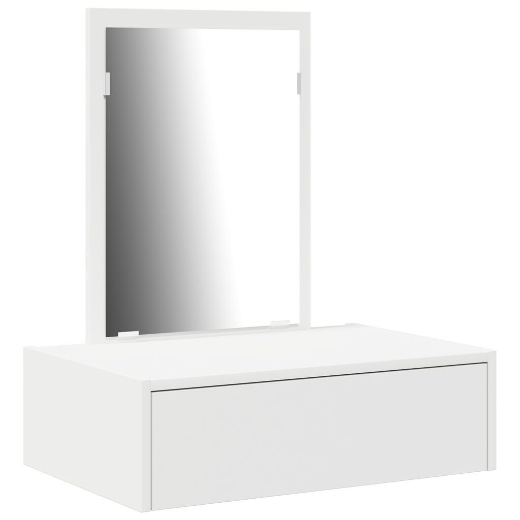 vidaXL Τοίχου Ντύσιμο Τραπέζι Λευκό 60x40x70 εκ.