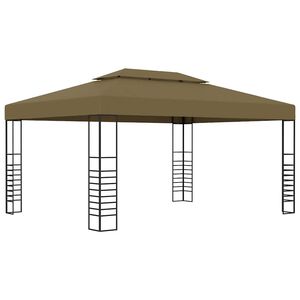 vidaXL &Kappa;&iota;ό&sigma;&kappa;&iota; Taupe 3 x 4 &mu;. 180 &gamma;&rho;/&mu;&sup2;