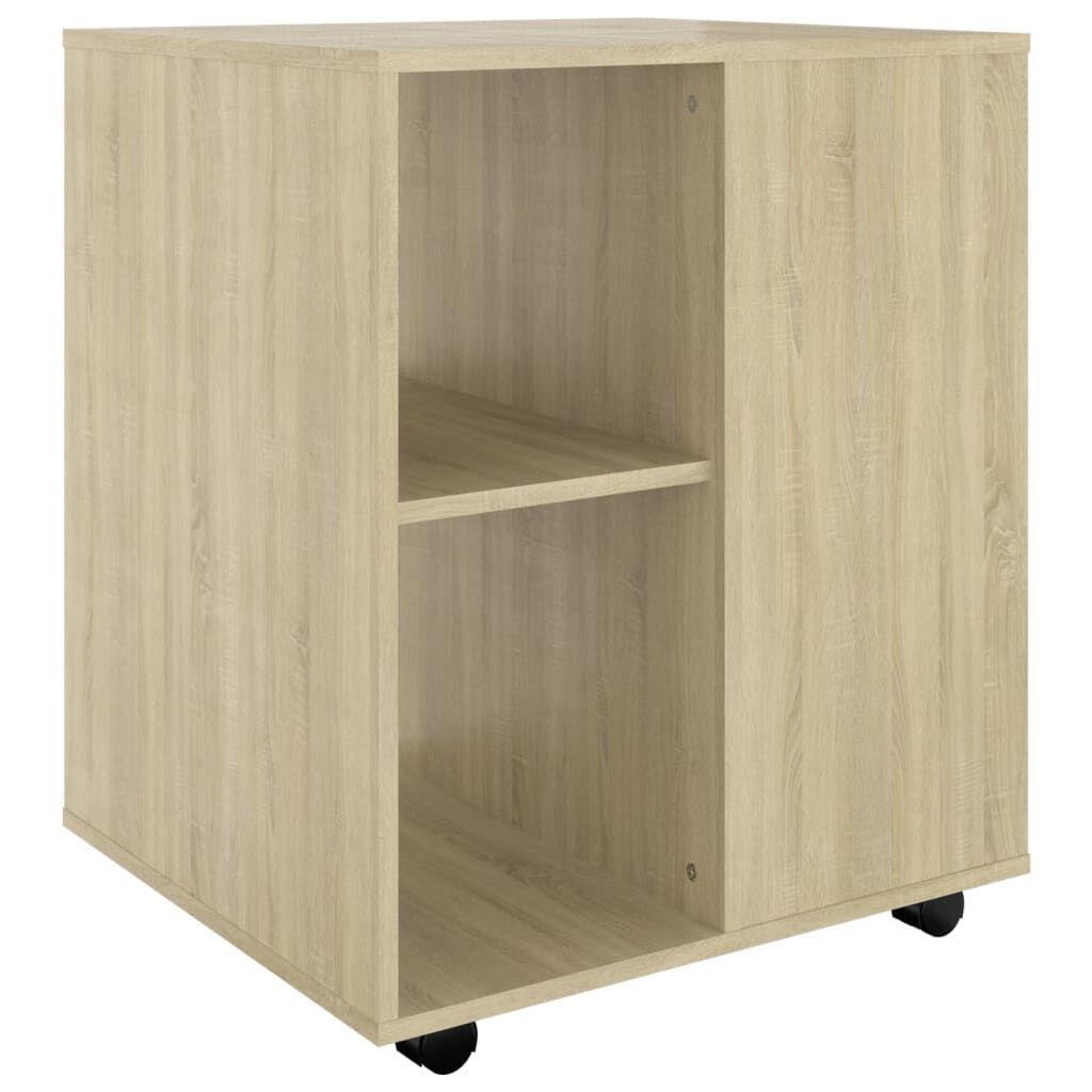 vidaXL Ντουλάπι Τροχήλατο Sonoma Δρυς 60x53x72 εκ. Επεξ. Ξύλο