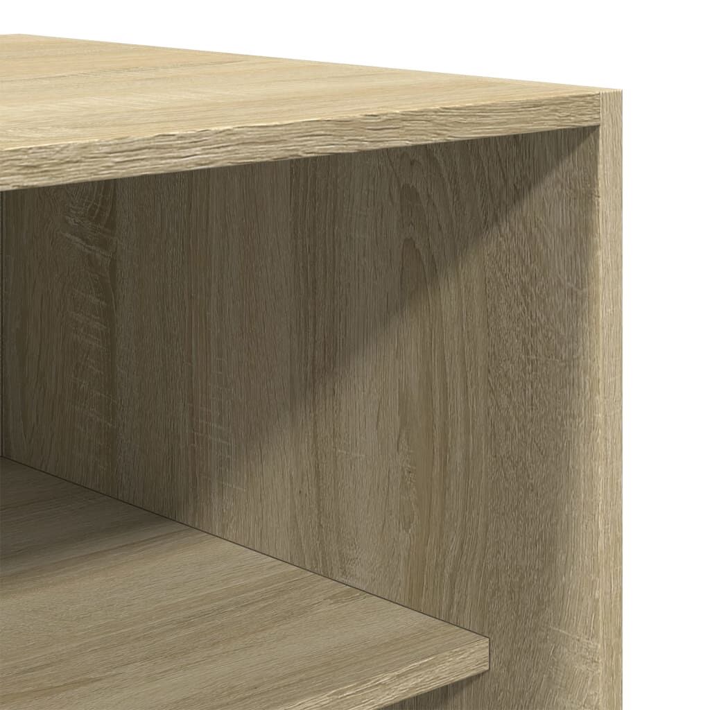 vidaXL Ντουλάπα Χρώμα Sonoma Δρυς 80x50x200 εκ. από Επεξ. Ξύλο