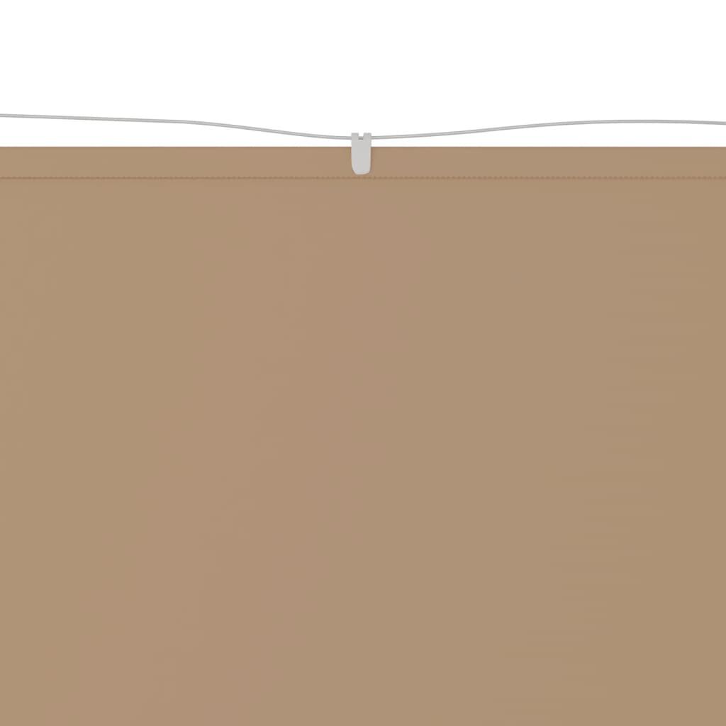 vidaXL Τέντα Κάθετη Taupe 60 x 1000 εκ. από Ύφασμα Oxford