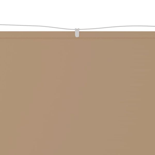 vidaXL Τέντα Κάθετη Taupe 60 x 1000 εκ. από Ύφασμα Oxford