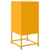 vidaXL Κομοδίνο Μουσταρδί 36x39x78 εκ. από Χάλυβα