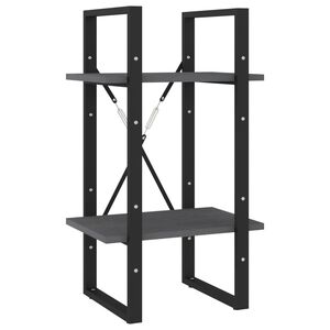 vidaXL &Beta;&iota;&beta;&lambda;&iota;&omicron;&theta;ή&kappa;&eta; &mu;&epsilon; 2 &Rho;ά&phi;&iota;&alpha; &Gamma;&kappa;&rho;&iota; 40x30x70 &epsilon;&kappa;. &alpha;&pi;ό &Mu;&alpha;&sigma;ί&phi; &Xi;ύ&lambda;&omicron; &Pi;&epsilon;ύ&kappa;&omicron;&upsilon;