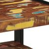 vidaXL Τραπεζάκι σαλονιού πολύχρωμο 50x50x38cm Ξύλο μασίφ αναγεννημένο