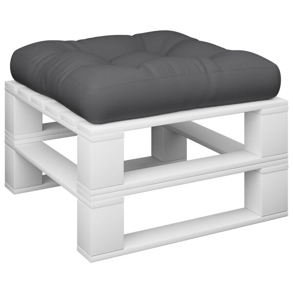 vidaXL Μαξιλάρι Παλέτας Γκρι 58 x 58 x 10 εκ. από Ύφασμα