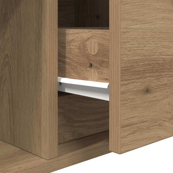 vidaXL Έπιπλα Τηλεόρασης 2 τεμ. 100x31x25,5 εκ. Επεξεργασμένο Ξύλο