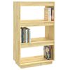 vidaXL Βιβλιοθήκη/Διαχωριστικό Χώρου 60x35x103 εκ. Μασίφ Ξύλο Πεύκου