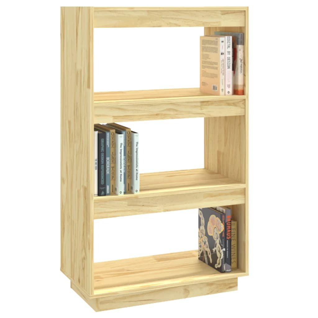 vidaXL Βιβλιοθήκη/Διαχωριστικό Χώρου 60x35x103 εκ. Μασίφ Ξύλο Πεύκου