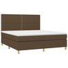 vidaXL &Kappa;&rho;&epsilon;&beta;ά&tau;&iota; Boxspring &mu;&epsilon; &Sigma;&tau;&rho;ώ&mu;&alpha; & LED &Sigma;&kappa;.&Kappa;&alpha;&phi;έ 180x200&epsilon;&kappa;. &Upsilon;&phi;&alpha;&sigma;&mu;ά&tau;&iota;&nu;&omicron;