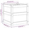 vidaXL Ζαρντινιέρα 50x50x50 εκ. από Μασίφ Ξύλο Ψευδοτσούγκας