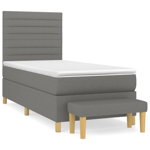 vidaXL &Kappa;&rho;&epsilon;&beta;ά&tau;&iota; Boxspring &mu;&epsilon; &Sigma;&tau;&rho;ώ&mu;&alpha; &Sigma;&kappa;&omicron;ύ&rho;&omicron; &Gamma;&kappa;&rho;&iota; 80x200 &epsilon;&kappa;. &Upsilon;&phi;&alpha;&sigma;&mu;ά&tau;&iota;&nu;&omicron;