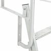 vidaXL Σκάλα Dock 3 Σκαλοπατιών Ασημί 58 x 77 x 144 εκ Αλουμίνιο