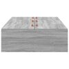 vidaXL Σκελετός Κρεβατιού Γκρι sonoma 100 x 200 cm Επεξεργασμένο ξύλο
