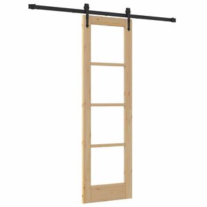 vidaXL &Sigma;&upsilon;&rho;ό&mu;&epsilon;&nu;&eta; &Pi;ό&rho;&tau;&alpha; 61 x 198,5 &epsilon;&kappa;. &Mu;&alpha;&sigma;ί&phi; &xi;ύ&lambda;&omicron; &pi;&epsilon;ύ&kappa;&omicron;&upsilon; &kappa;&alpha;&iota; &gamma;&upsilon;&alpha;&lambda;ί