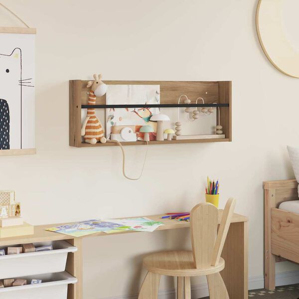 vidaXL &Rho;ά&phi;&iota; &Pi;&epsilon;&rho;&iota;&omicron;&delta;&iota;&kappa;ώ&nu; Artisan Oak 80 x 12 x 30 &epsilon;&kappa; &Epsilon;&pi;&epsilon;&xi;&epsilon;&rho;&gamma;&alpha;&sigma;&mu;έ&nu;&omicron; &xi;ύ&lambda;&omicron;