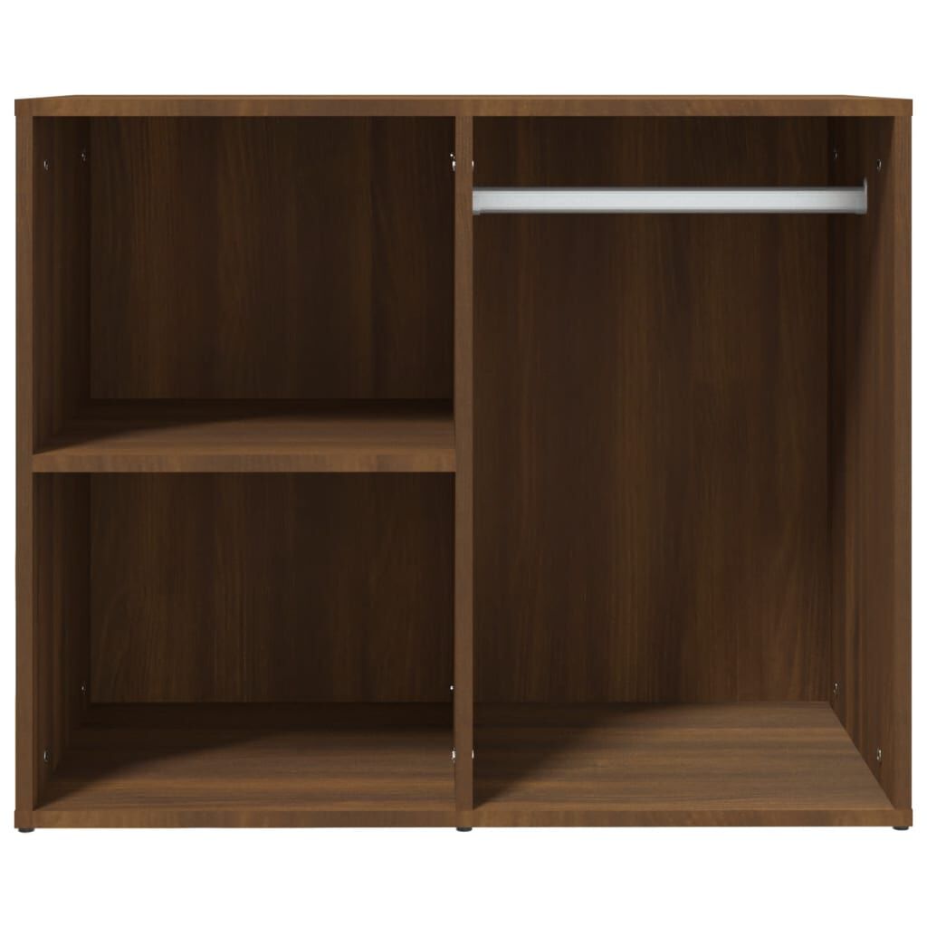 vidaXL Ντουλάπι Γυαλιστερό Καφέ Δρυς 80x40x65 εκ. Επεξεργασμένο Ξύλο