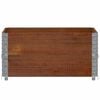 vidaXL Ζαρντινιέρα Κήπου Καφέ 80x60 εκ. από Μασίφ Ξύλο Πεύκου