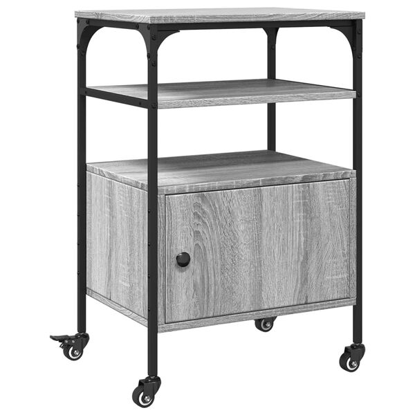 vidaXL &Beta;ά&sigma;&eta; &Epsilon;&kappa;&tau;&upsilon;&pi;&omega;&tau;ή 3 &Epsilon;&pi;&iota;&pi;έ&delta;&omega;&nu; &Gamma;&kappa;&rho;&iota; Sonoma 50x40x76 &epsilon;&kappa; &Epsilon;&pi;&epsilon;&xi;. &Xi;ύ&lambda;&omicron;