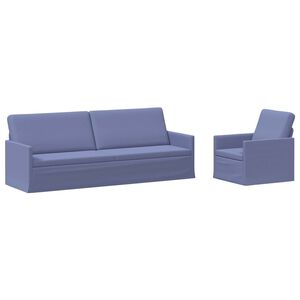 vidaXL &Sigma;&epsilon;&tau; &Kappa;&alpha;&nu;&alpha;&pi;έ 2 pcs &Mu;&pi;&lambda;&epsilon; &tau;&zeta;&eta;&nu; Ύ&phi;&alpha;&sigma;&mu;&alpha;