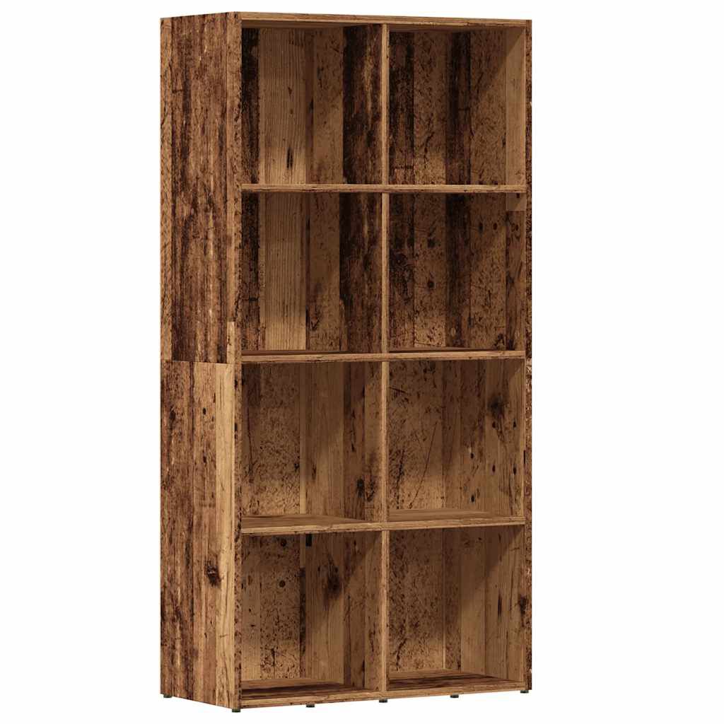 ντουλάπι βιβλίων vidaXL Παλιό ξύλο 66x30x130 cm Κατασκευασμένο ξύλο