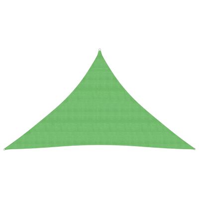 vidaXL Πανί Σκίασης Ανοιχτό Πράσινο 3,5x3,5x4,9 μ. από HDPE 160 γρ./μ²
