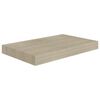 vidaXL Ράφια Τοίχου 2 τεμ. Χρώμα Δρυός 40x23x3,8 εκ. MDF