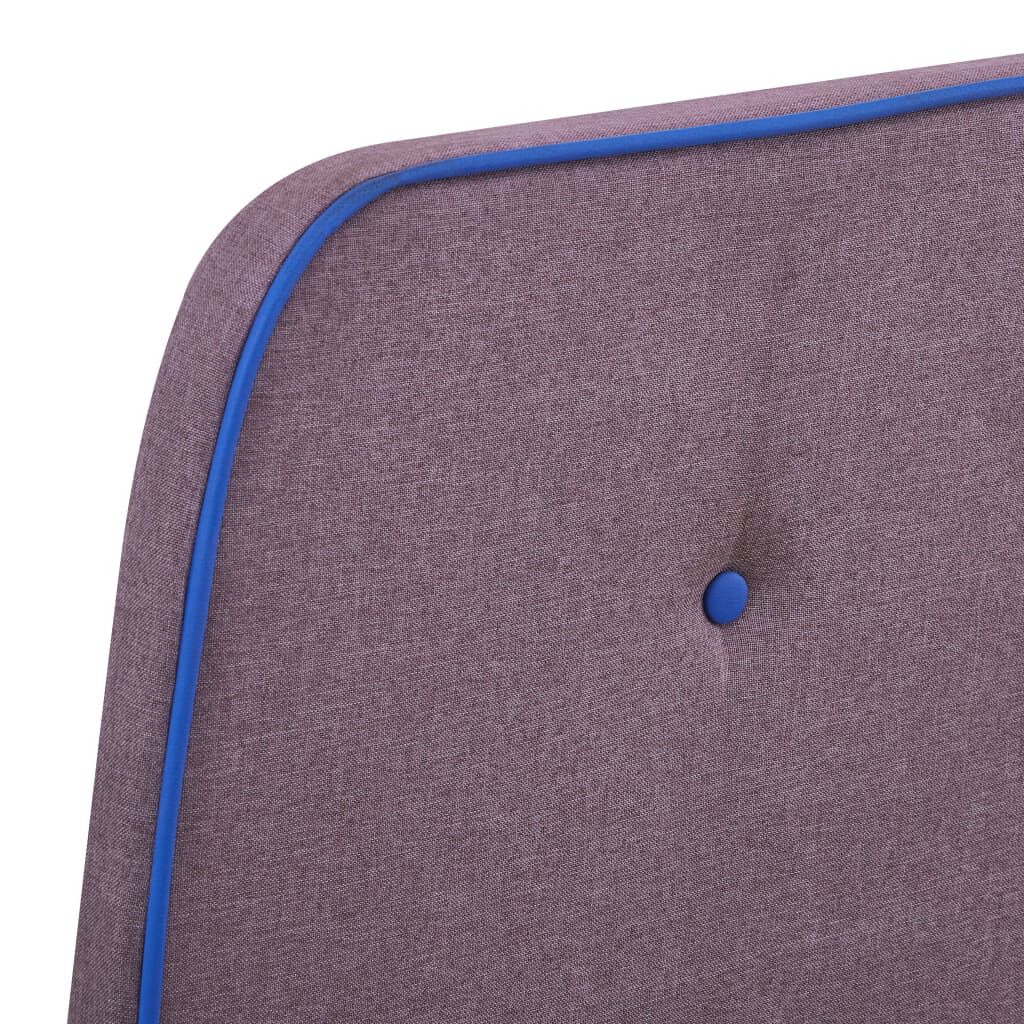 vidaXL Πλαίσιο Κρεβατιού Χρώμα Taupe 90 x 200 εκ. Υφασμάτινο