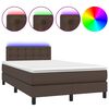 vidaXL &Kappa;&rho;&epsilon;&beta;ά&tau;&iota; Boxspring &mu;&epsilon; &Sigma;&tau;&rho;ώ&mu;&alpha; & LED &Kappa;&alpha;&phi;έ 120x200 &epsilon;&kappa;. &Sigma;&upsilon;&nu;&theta;. &Delta;έ&rho;&mu;&alpha;