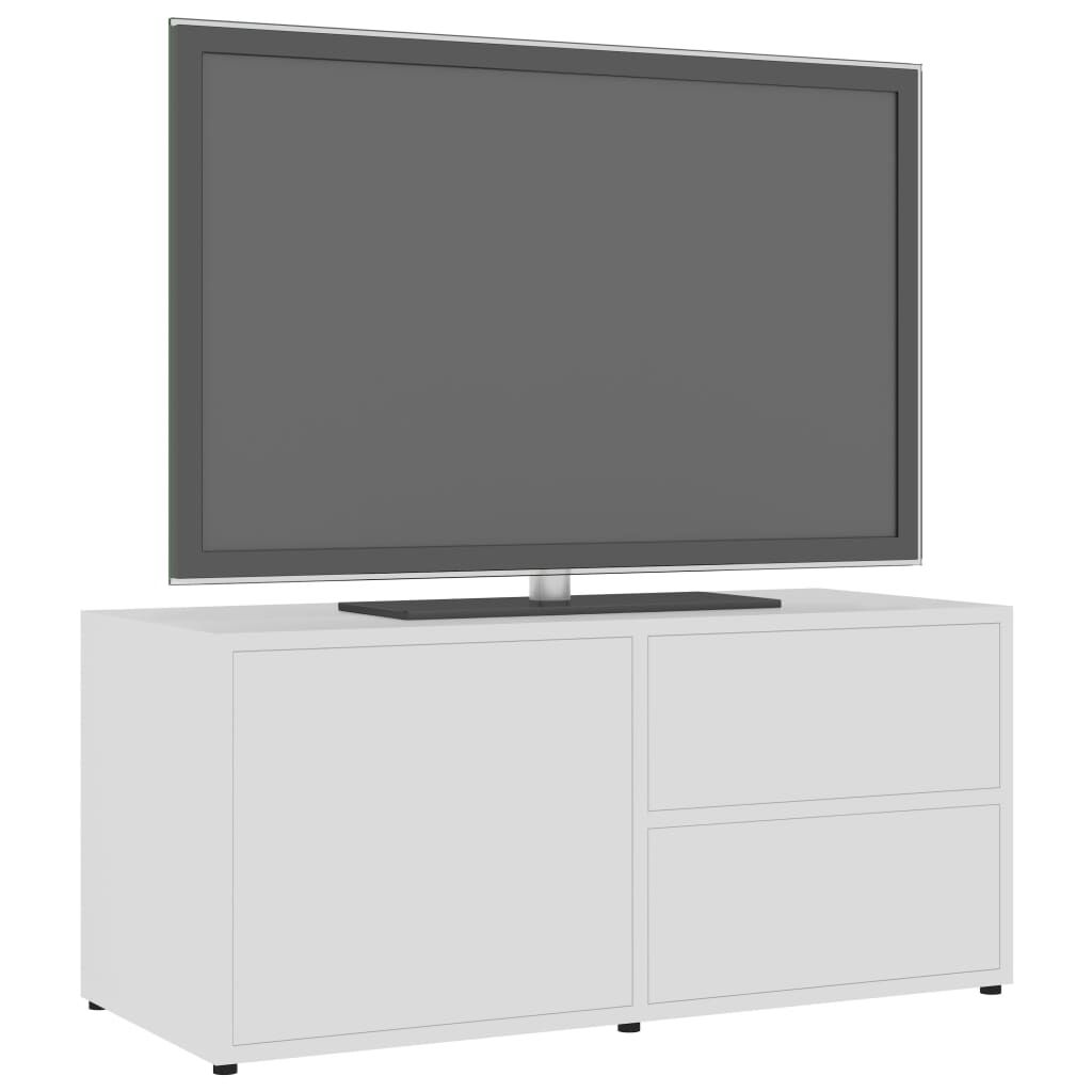 vidaXL Έπιπλο Τηλεόρασης Λευκό 80 x 34 x 36 εκ. από Επεξ. Ξύλο