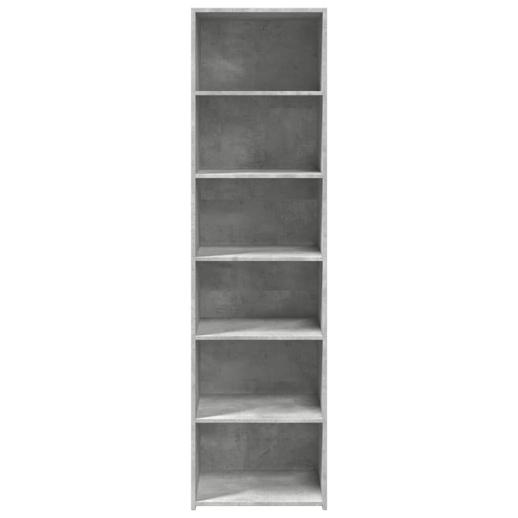 vidaXL Ντουλάπι Γκρι Σκυροδέματος 50x41x185 εκ. από Επεξεργασμένο Ξύλο