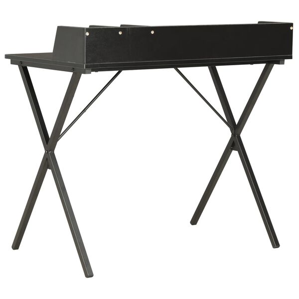vidaXL Γραφείο Μαύρο 80 x 50 x 84 εκ.
