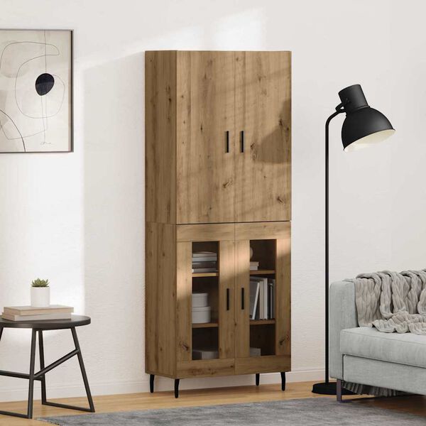 vidaXL Highboard 2 pcs &Pi;&alpha;&lambda;&iota;ό &Xi;ύ&lambda;&omicron; &Sigma;ύ&nu;&theta;&epsilon;&tau;&omicron; &Xi;ύ&lambda;&omicron; &kappa;&alpha;&iota; &Gamma;&upsilon;&alpha;&lambda;ί
