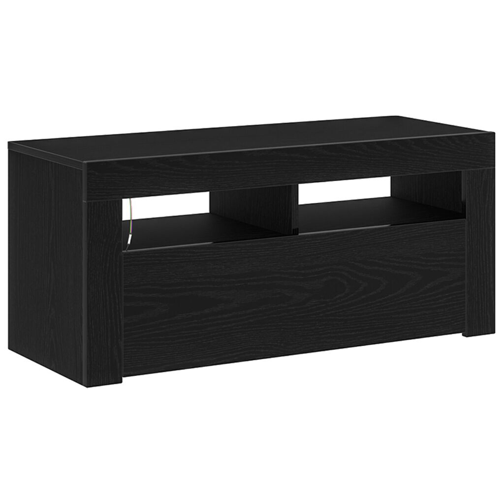 vidaXL Ντουλάπι TV Μαύρο 90 x 35 x 40 εκ. Επεξεργασμένο ξύλο