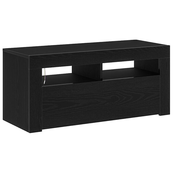 vidaXL Ντουλάπι TV Μαύρο 90 x 35 x 40 εκ. Επεξεργασμένο ξύλο