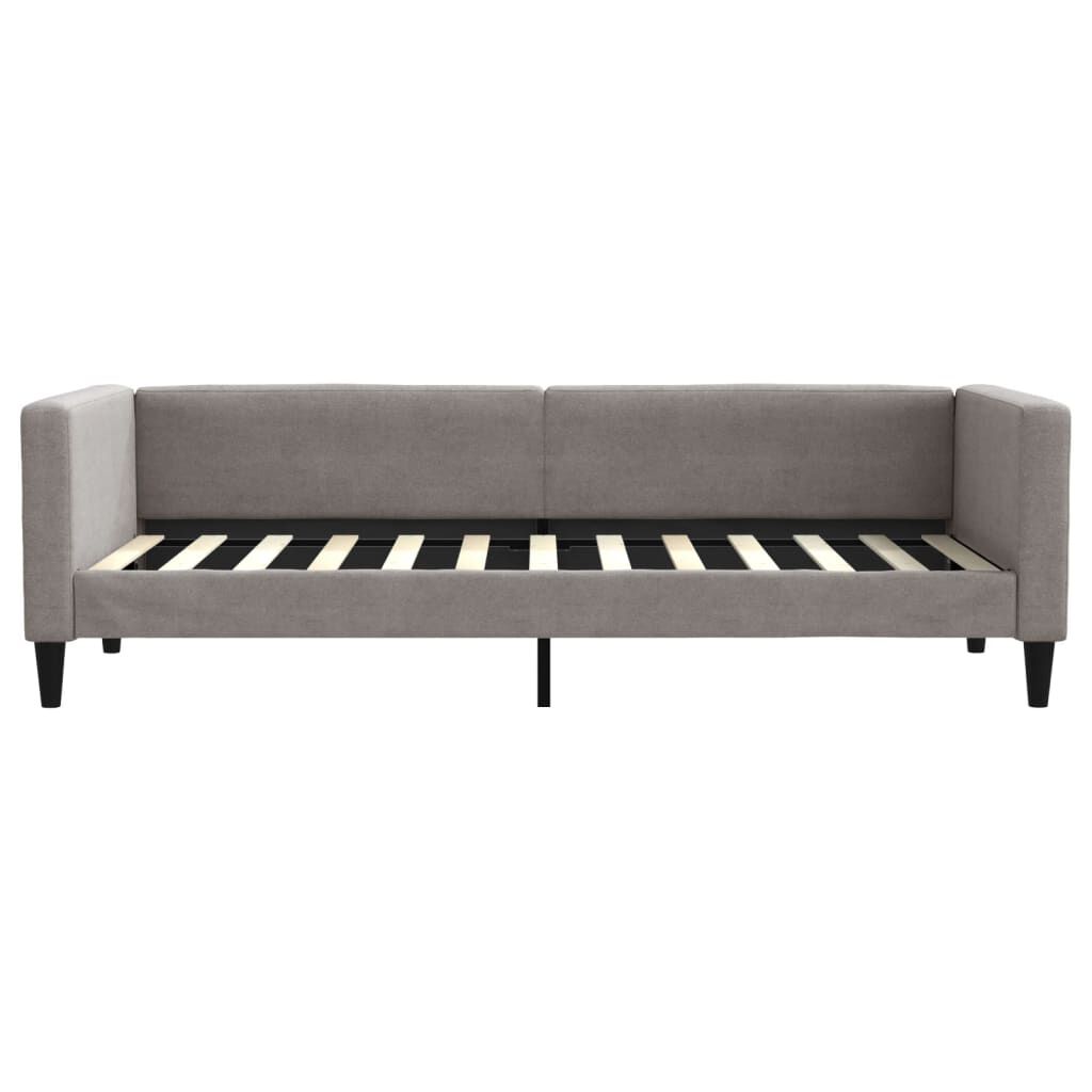 vidaXL Καναπές Κρεβάτι Taupe 80 x 200 εκ. Υφασμάτινος