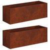 vidaXL &Gamma;&lambda;ά&sigma;&tau;&rho;&alpha; &Kappa;ή&pi;&omicron;&upsilon; 2 &tau;&mu;&chi;. &Sigma;&kappa; rusty 40 x 20 x 20 &epsilon;&kappa;.