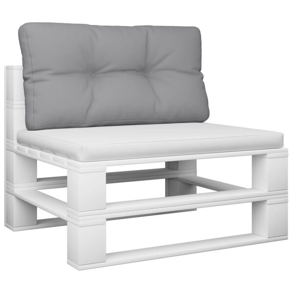 vidaXL Μαξιλάρι Παλέτας Γκρι 70 x 40 x 12 εκ. Υφασμάτινο