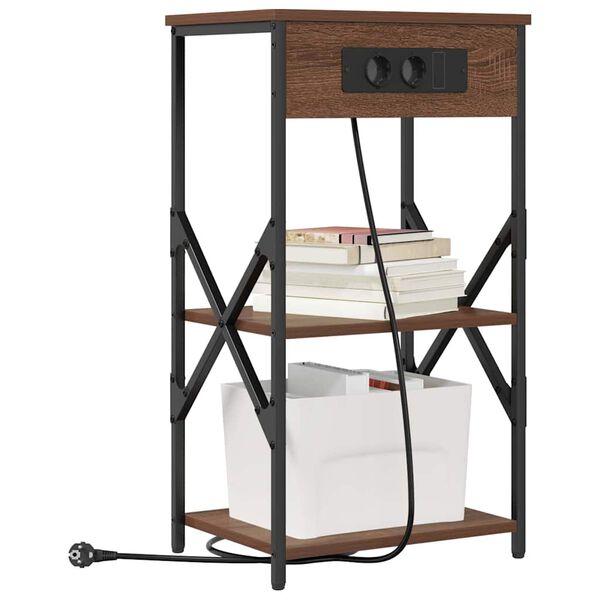 vidaXL &Kappa;&omicron;&mu;&omicron;&delta;ί&nu;&omicron; &mu;&epsilon; &rho;ά&phi;&iota; &Kappa;&alpha;&phi;έ &delta;&rho;&upsilon;&sigmaf; 41 x 31 x 76 &epsilon;&kappa;. &Epsilon;&pi;&epsilon;&xi;&epsilon;&rho;&gamma;&alpha;&sigma;&mu;έ&nu;&omicron; &xi;ύ&lambda;&omicron;