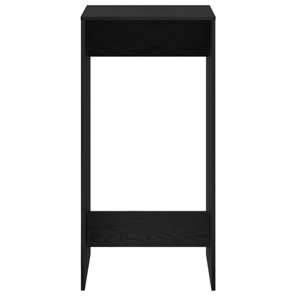 vidaXL Τραπέζι Μπαρ Μαύρο Δρυς 51x50x103,5 εκ Μηχανικά Ξύλο