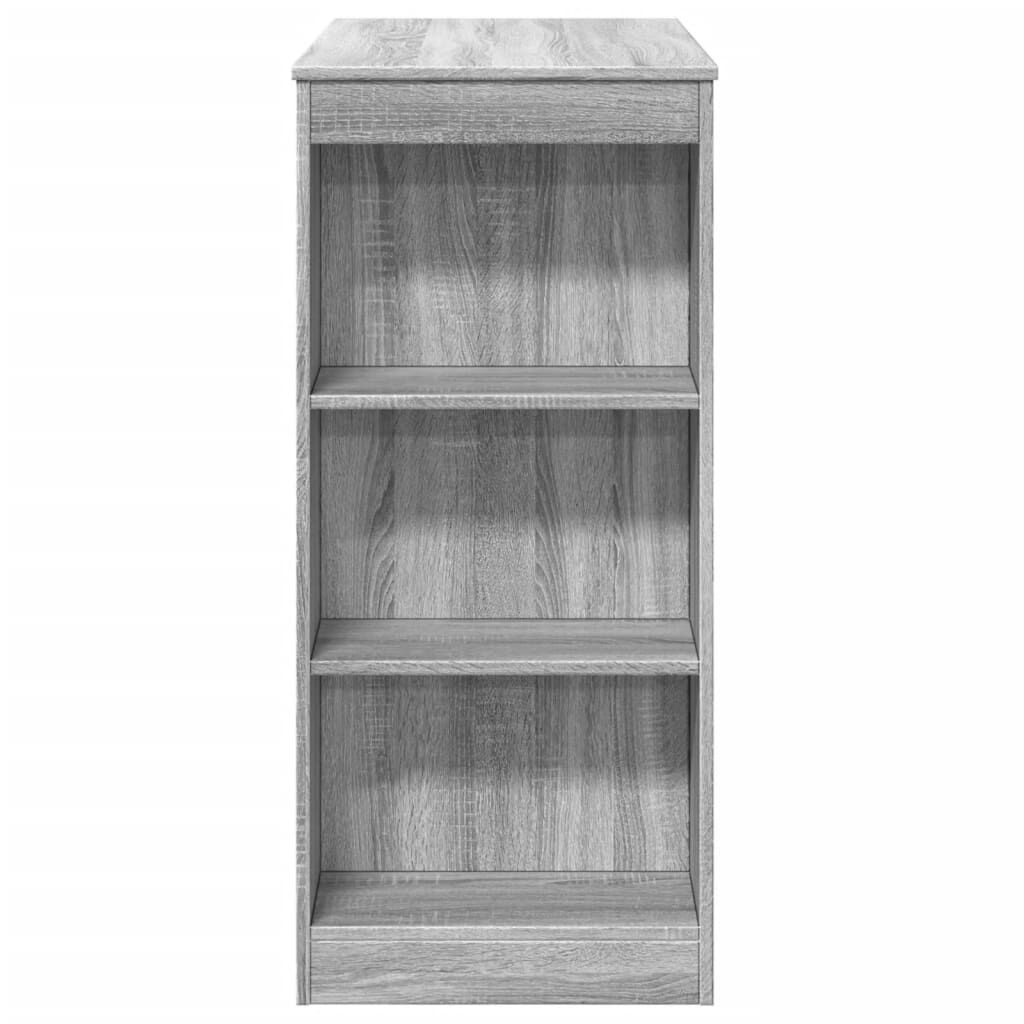 vidaXL Τραπέζι Μπαρ Γκρι Sonoma 95x47x103,5 εκ. από Επεξεργ. Ξύλο