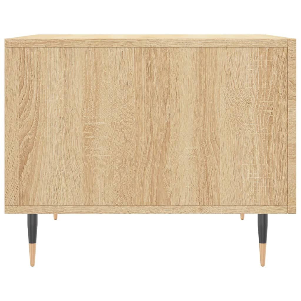vidaXL Τραπεζάκι Σαλονιού Sonoma Δρυς 50x50x40 εκ. Επεξεργασμένο Ξύλο