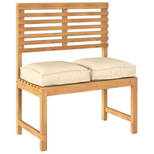 vidaXL Μαξιλάρι παλέτας για κάθισμα 2 pcs Μπεζ 40 x 40 x 8 εκ.