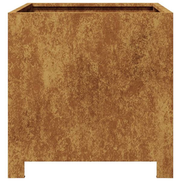 vidaXL Ζαρντινιέρα Κήπου 40x40x40 εκ. Ατσάλι σκληρυθέν στον αέρα