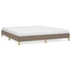 vidaXL &Sigma;&kappa;&epsilon;&lambda;&epsilon;&tau;ό&sigmaf; &Kappa;&rho;&epsilon;&beta;&alpha;&tau;&iota;&omicron;ύ &Chi;&omega;&rho;ί&sigmaf; &Sigma;&tau;&rho;ώ&mu;&alpha; Taupe 180x200 &epsilon;&kappa;. &Upsilon;&phi;&alpha;&sigma;&mu;ά&tau;&iota;&nu;&omicron;