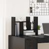vidaXL Οργανωτής Γραφείου Μαύρη δρυς 34.5 x 15.5 x 35.5 cm