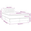vidaXL &Kappa;&rho;&epsilon;&beta;ά&tau;&iota; Boxspring &mu;&epsilon; &Sigma;&tau;&rho;ώ&mu;&alpha; Taupe 120x200 &epsilon;&kappa;. &Upsilon;&phi;&alpha;&sigma;&mu;ά&tau;&iota;&nu;&omicron;